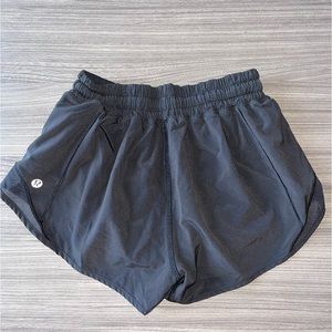Lulu lemon black running shorts